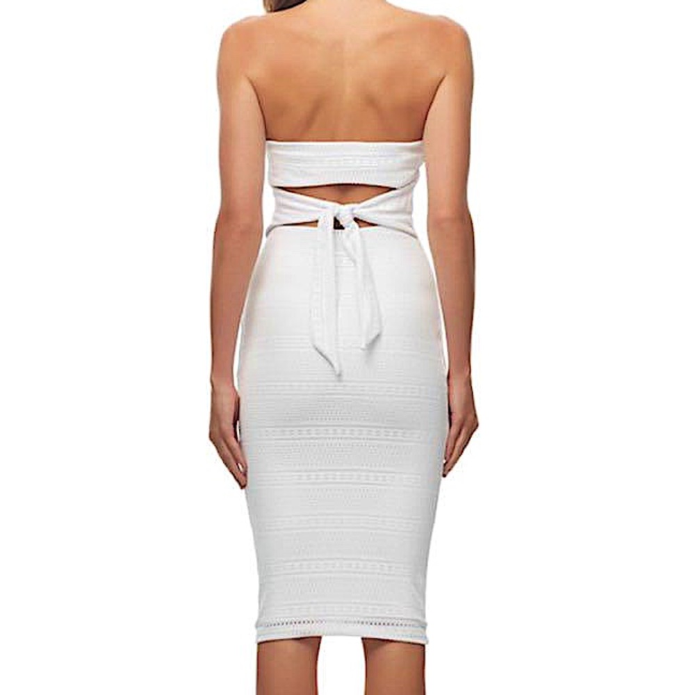 Cutest white lace tub dress med/lrg